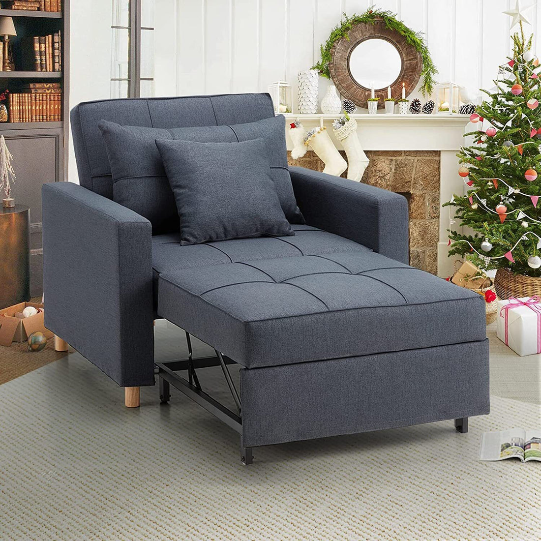 Elissa Sofa Chair Bed in Living Room