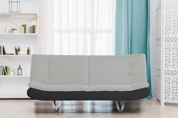 Rochford Click Clack Sofa Bed - Grey & Charcoal