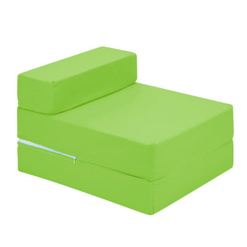 Auberon Single Futon Chair Bed - Lime