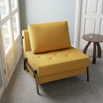 Teplin Chair Bed in Bedroom 