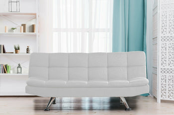 Gigi Click Clack Sofa Bed in Cream Color