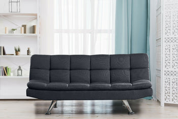 Gigi Click Clack Sofa Bed in Grey Color