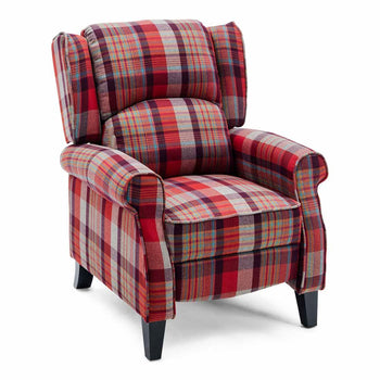 Trista Reclining Chair Bed - Red