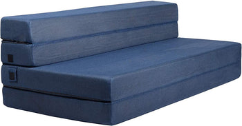 Edel Double Futon Sofa Bed - Blue