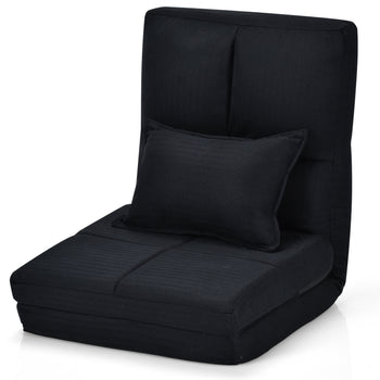 Jaspa Folding Chair - Black