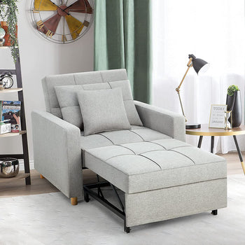 Elissa Sofa Chair Bed in Living Room