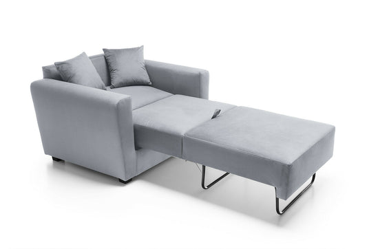 Doyal Bed - Light Grey