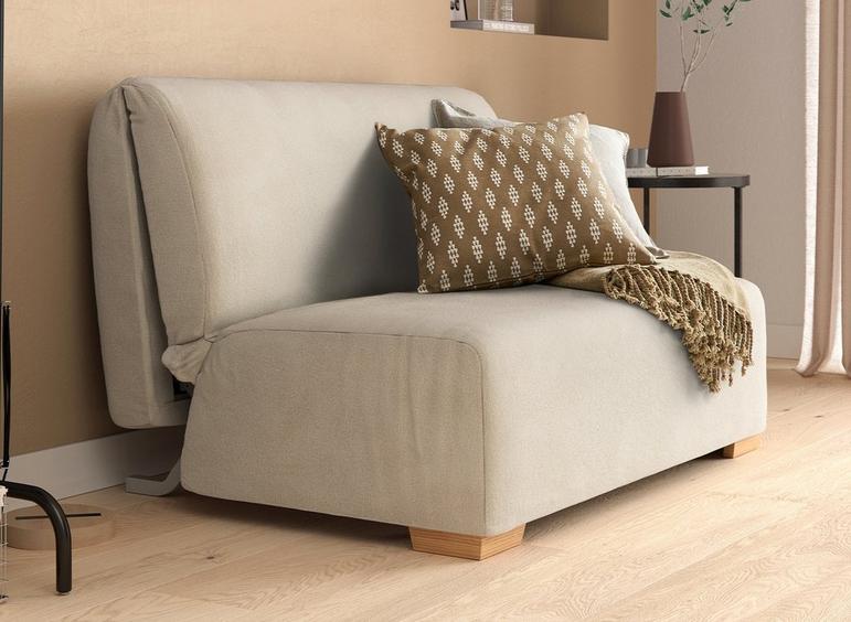 Elm Chair Bed in Cream