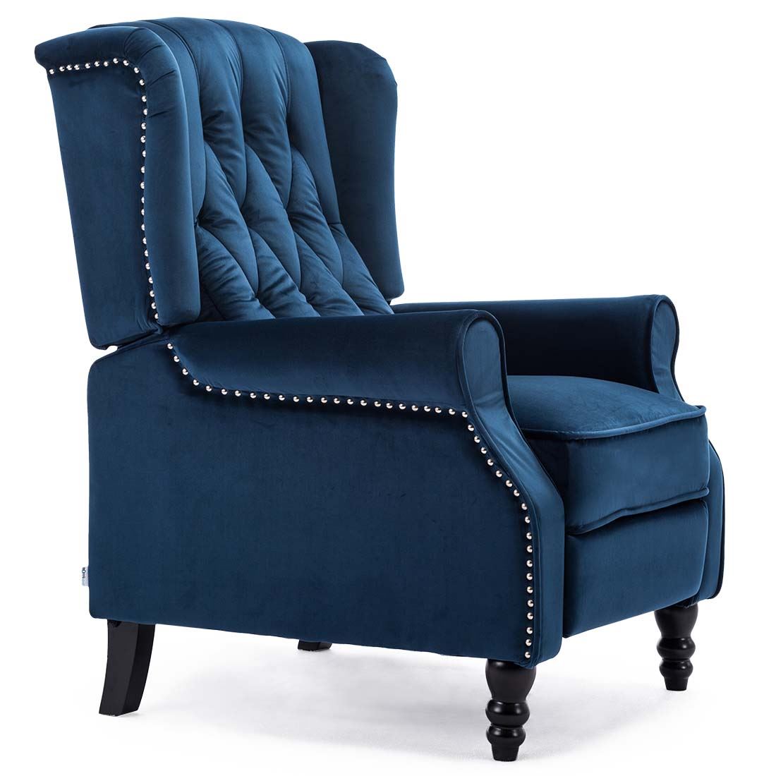 Konie Reclining Chair Bed - Midnight Blue