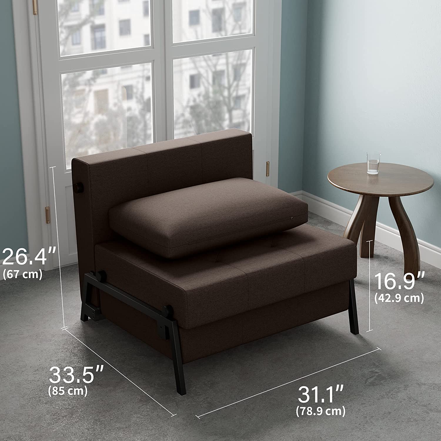 Teplin Chair Dimensions 