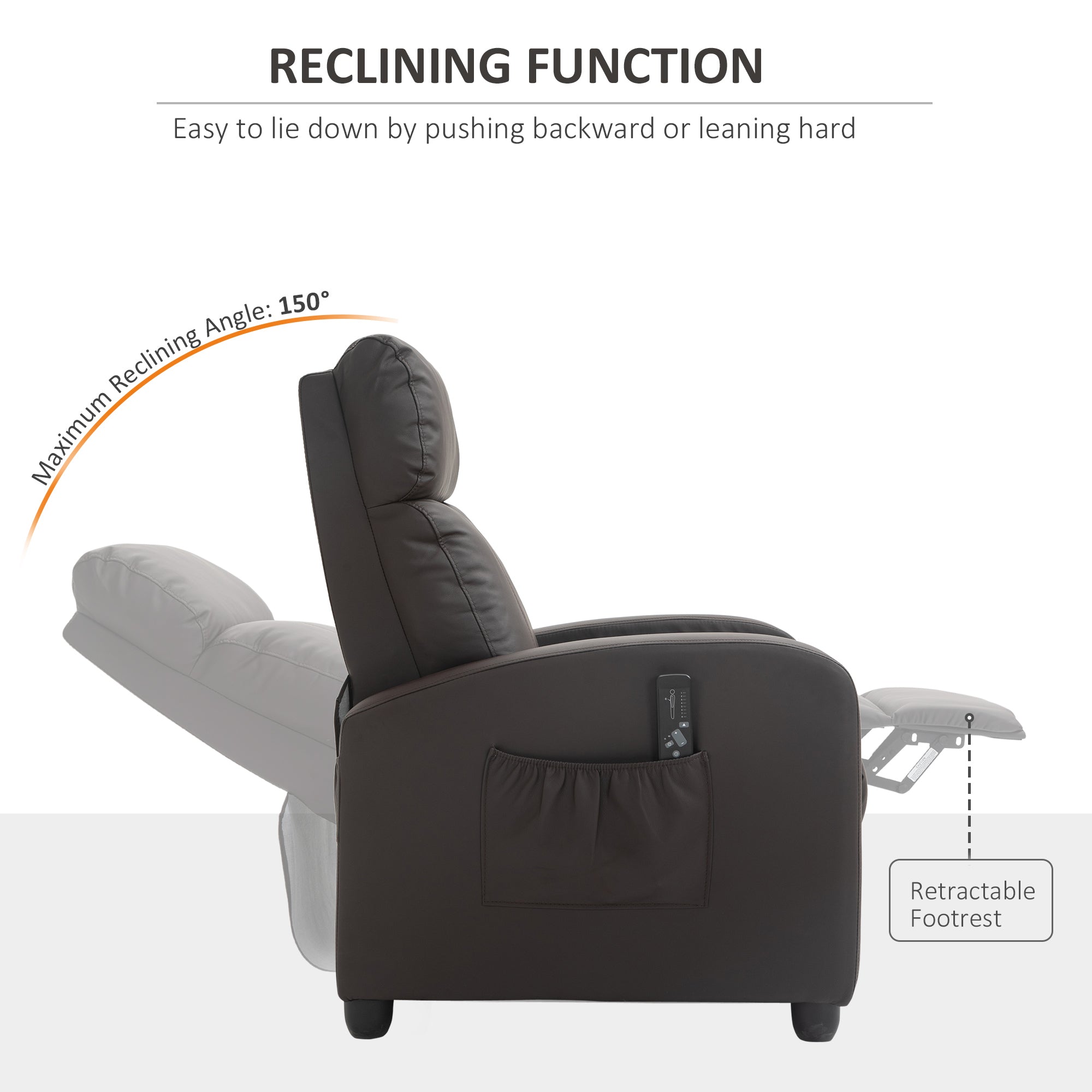Korh Reclining Chair Bed Angle