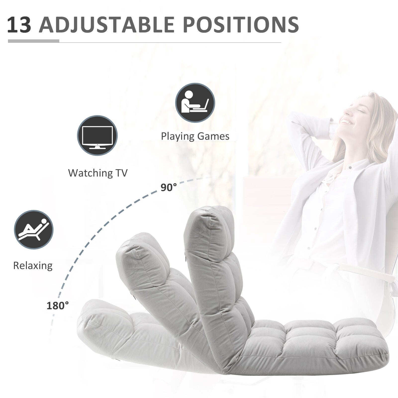 Foah Chair Bed Adjustable Positions