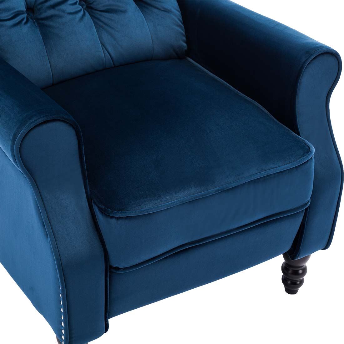 Konie Reclining Chair Bed - Midnight Blue