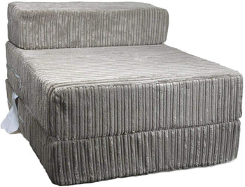 Candice Single Futon Chair Bed - Mink