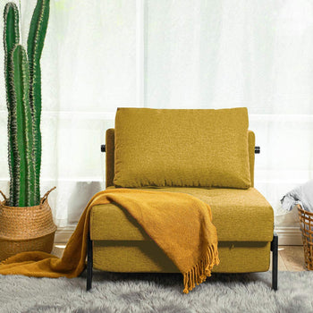 Santos Chair Bed - Mustard Yellow