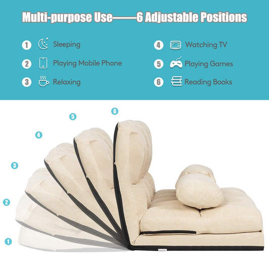 Cascio Double Sofa Chair Bed Multi Positions