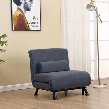Ashbrook Single Futon Chair - Black