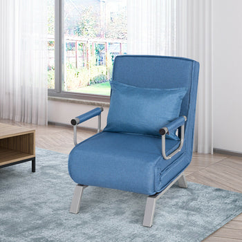 Aaden Chair Bed - Blue