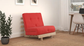 Jodi Single Futon Chair - Red