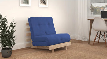 Jodi Single Futon Chair - Blue