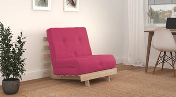 Jodi Single Futon Chair - Pink