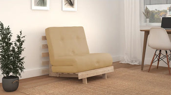 Jodi Single Futon Chair Bed - Yellow