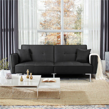 Elisa Click Clack Sofa - Black